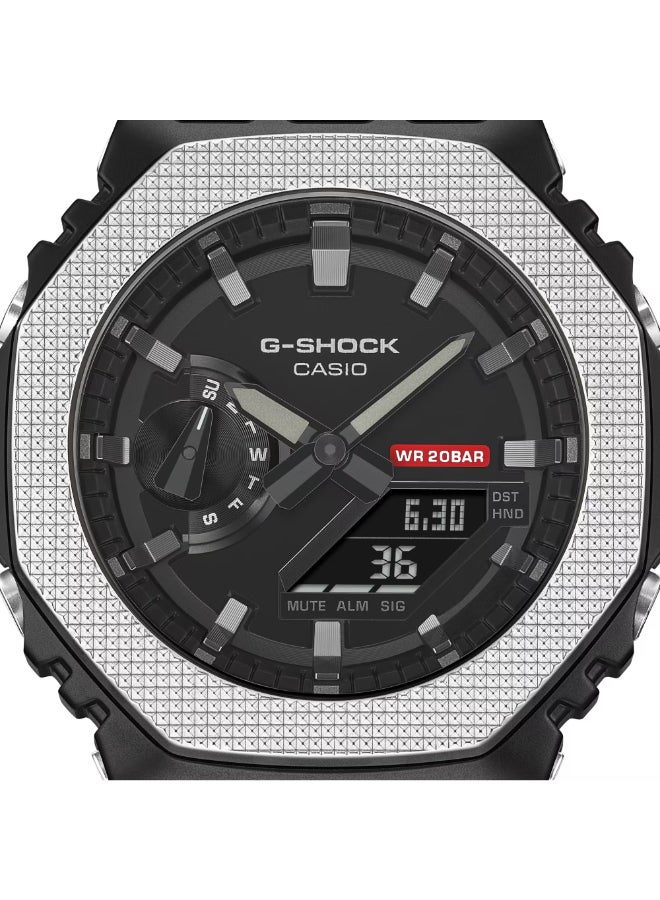 G-SHOCK Men's Stainless Steel Analog & Digital Watch GM-2100BM-1ADR - 44.4 mm - Image 3
